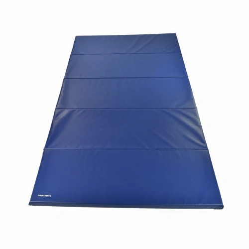 blue fold out gym mat