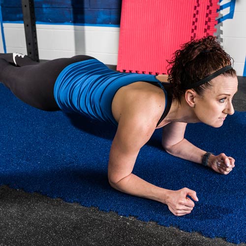 blue gym turf