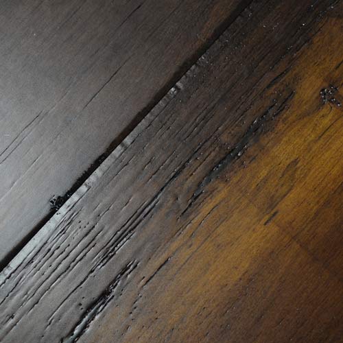 reclaimed maple plank flooring