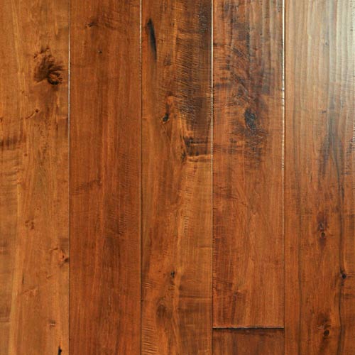 Woodworking craftsman hand planed flooring boards