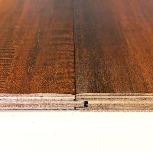 Vintage hand honed hardwood flooring