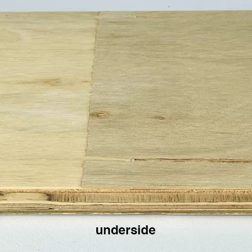 English Country Engineered Hardwood Flooring Underside