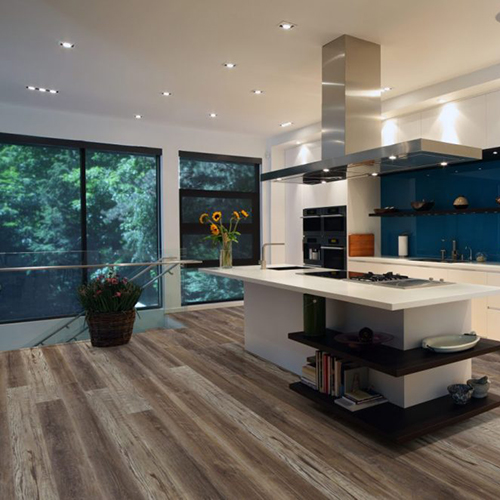 vinyl laminate plank flooring for home or commercial settings