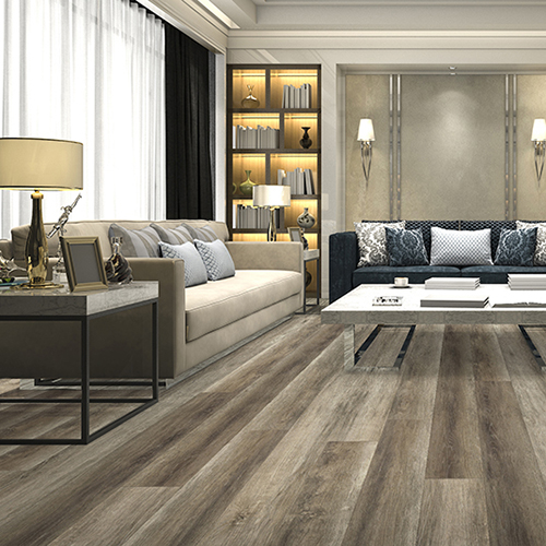 Manhattan Edge Laminate SPC Flooring stone Family Room