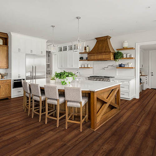 Kitchen Cacao Stock House Laminate SPC Flooring 