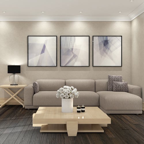 Hand scraped wood engineered flooring