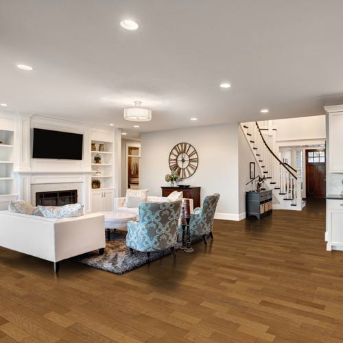 solid oak hardwood flooring style