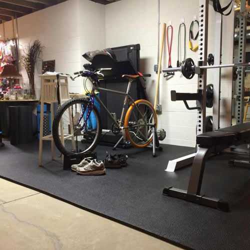 Best Home Gym Flooring Over Concrete 5 Basement Floor Options