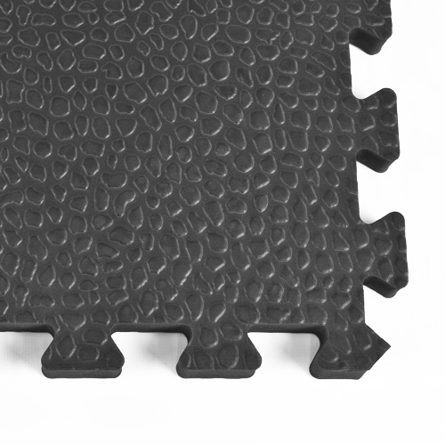 Pebble Top Foam Gym Floor Tiles for Workout Room puzzle interlocks