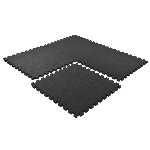 Foam Gym Floor Tile Pebble Top 3/4 Inch Four Tiles 
