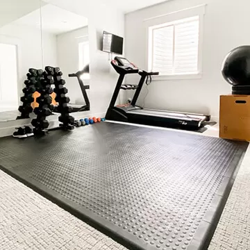 Best Home Gym Flooring Over Carpet