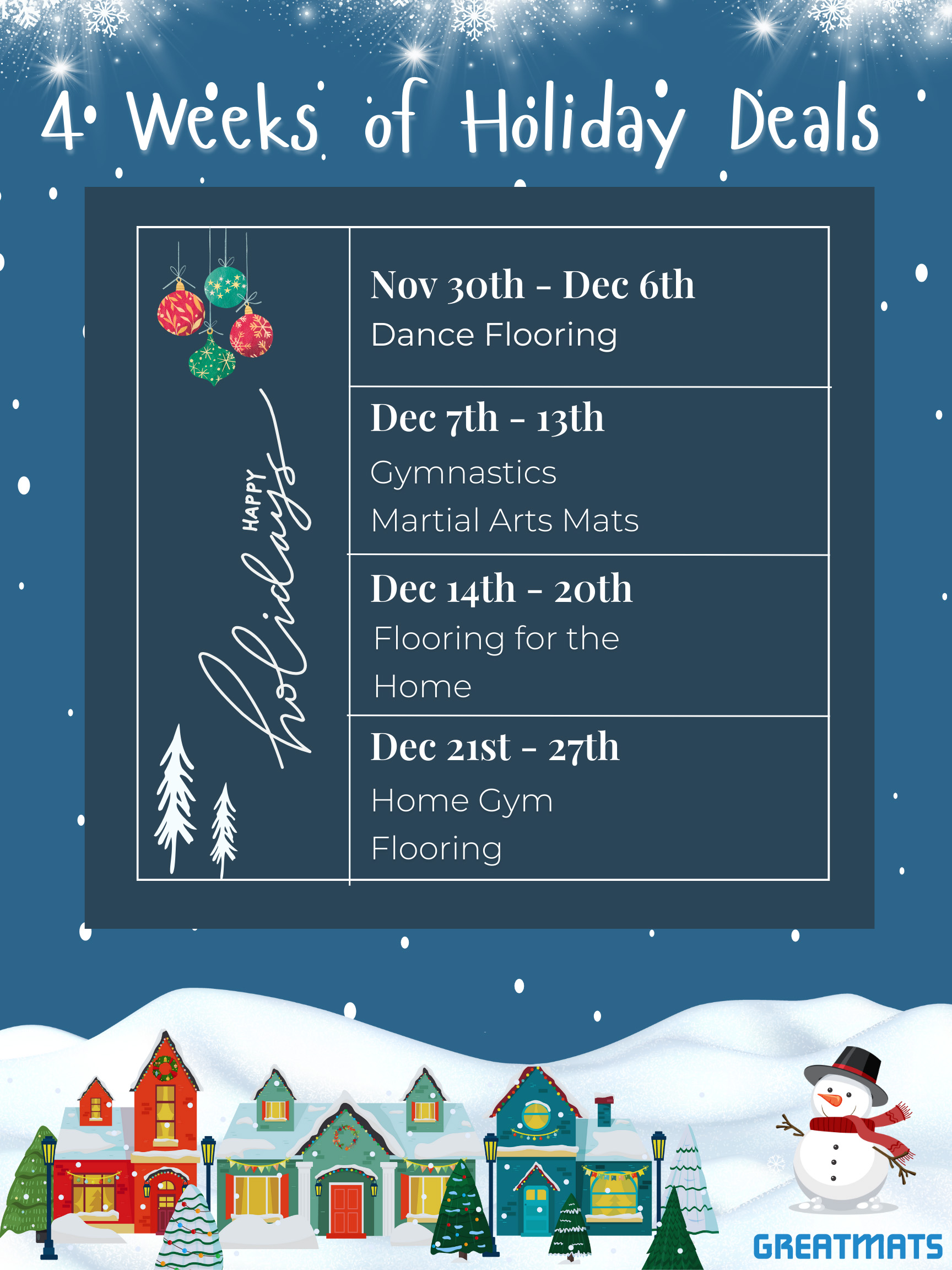 holiday sale calendar