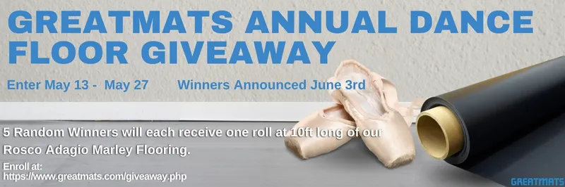 greatmats annual dance floor giveaway