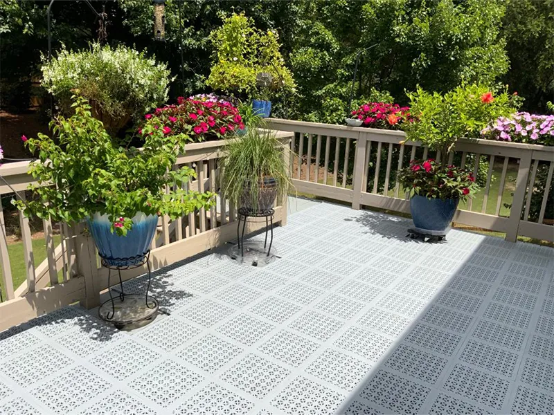 martial arts dojo with mat