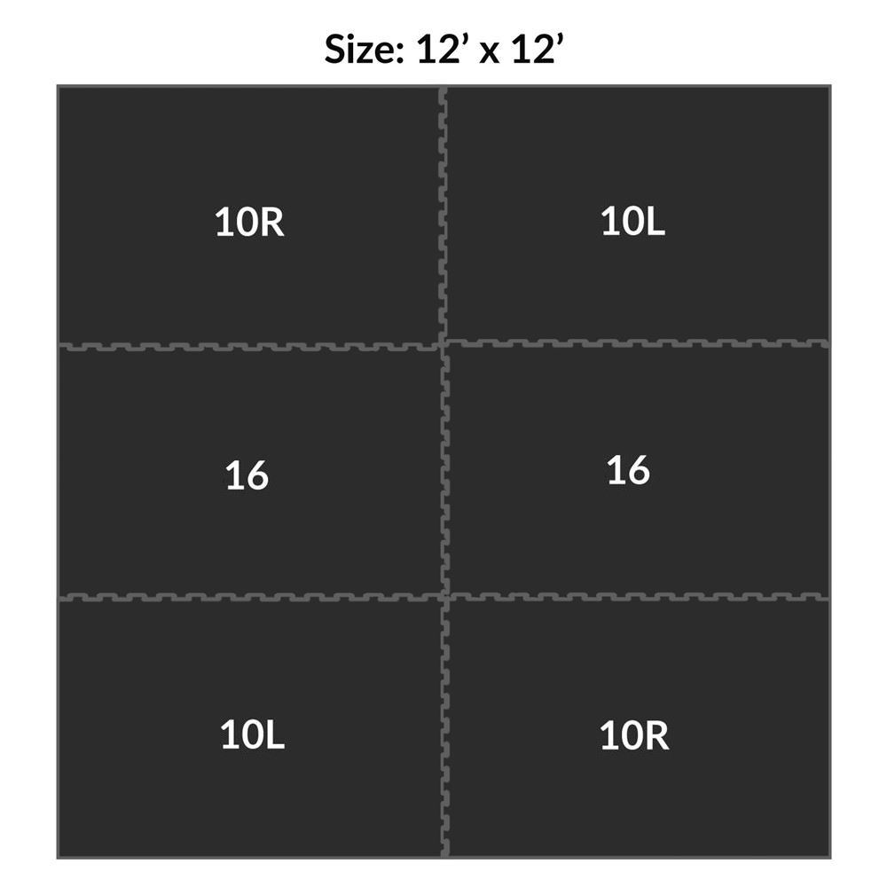 Stall Mat Kit 12 ft x 12 Ft