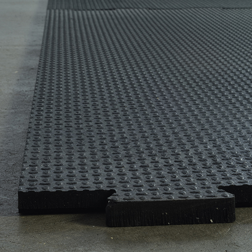 Rubber Stable Mat 6ftx4ft 12mm  Equine Flooring easy to sweep 28kg 