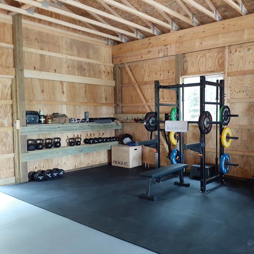 Weight Lifting Rubber Flooring Options