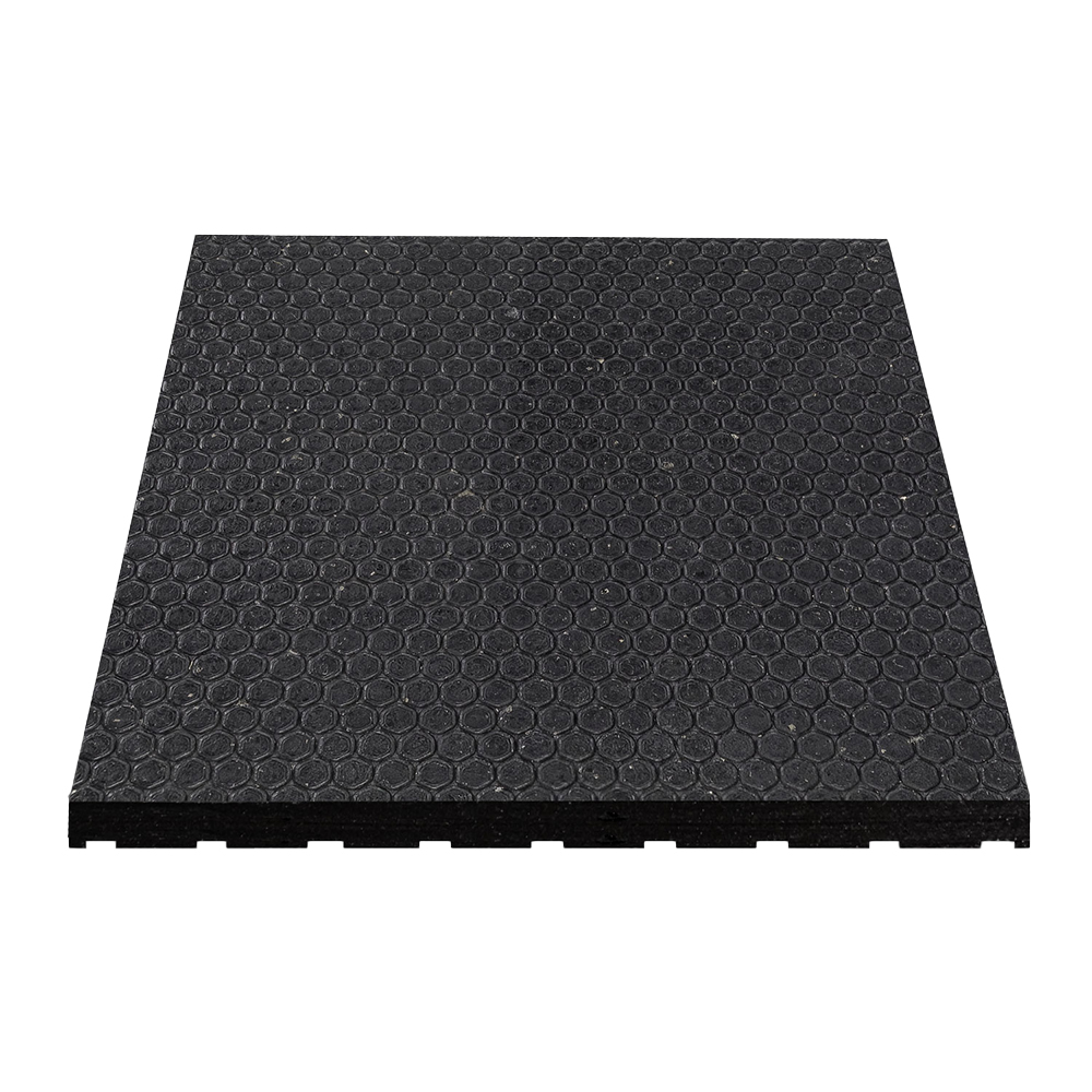 Straight Edge Thick Rubber Weight Lifting Mats