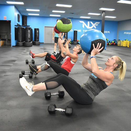 Large rubber exercise mats