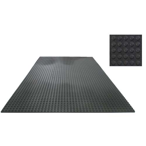 Rubber Stable Mat 6ftx4ft 18mm Horse Mats Equine Flooring easy to sweep 