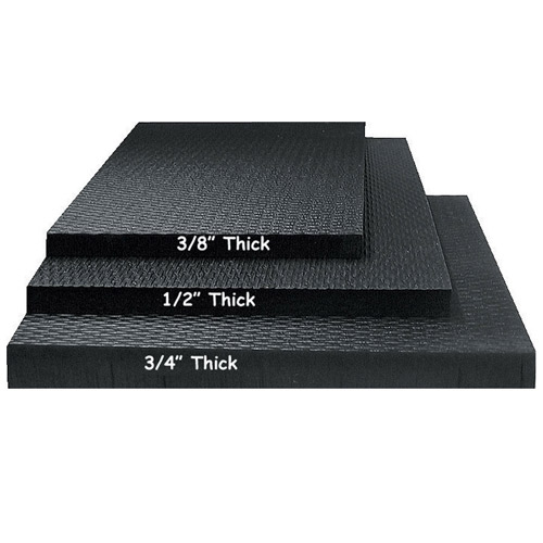 Fitness Diamond Rubber Floor Mat 1/2 Inch Thick