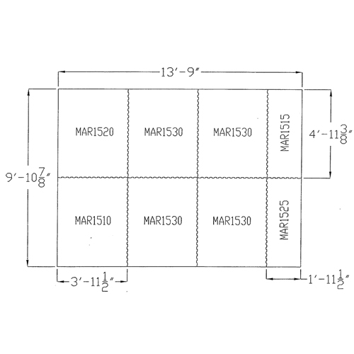 Horse Stall Mats Kits Diagram for Barn Stall