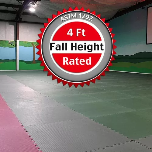 Basement Playroom Flooring With Fall Protection