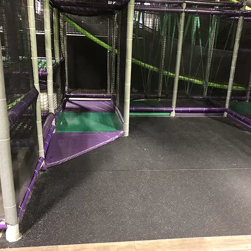 Extra Padding For A Trampoline Park, Basement Pole Foam Padding For Trampoline