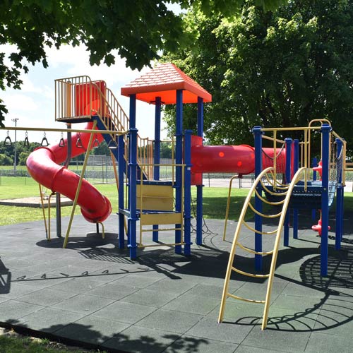 outdoor rubber playground mats