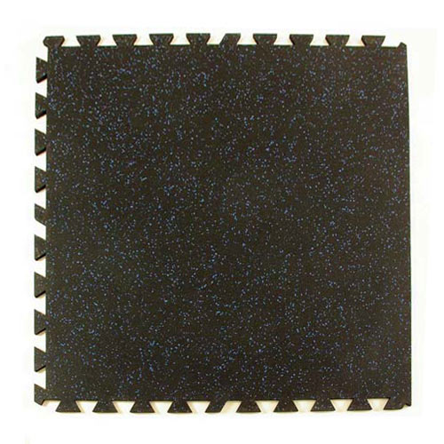 Geneva Rubber Tile 3/8 Inch 10% Color border.