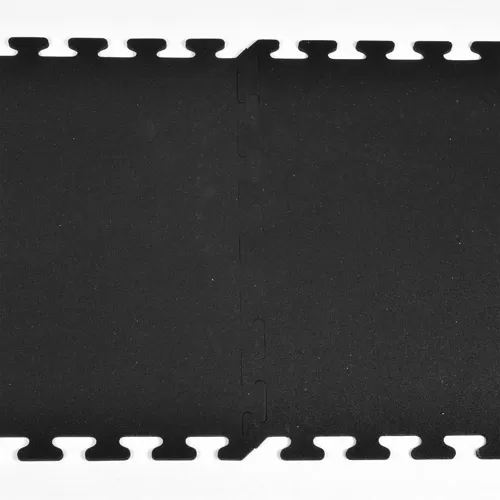Rubber Tile 2x2 Ft x 3/8 Interlocking Sport Black interlock.