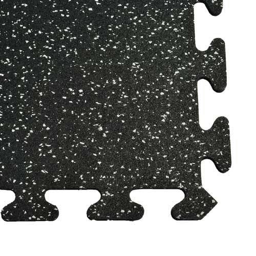 Interlocking Rubber Floor Tiles Gmats Light Gray 3/8 Inch