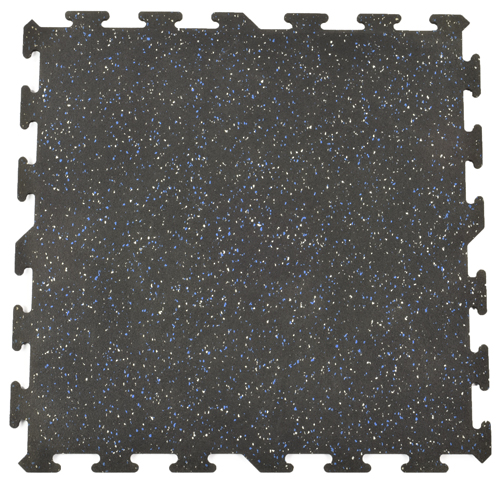 2x2 Interlocking Rubber Floor Tiles are 8mm