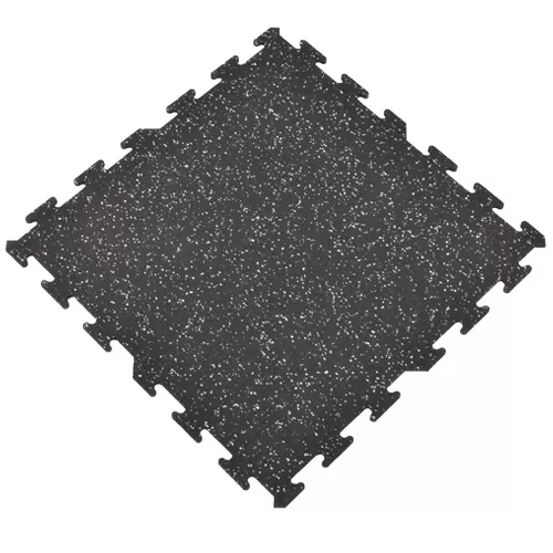 Interlocking Rubber Floor Tiles 8 mm 2x2 Ft Colors showing full angled.