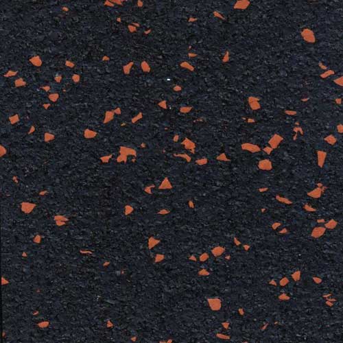 Rolled rubber 17 percent color Red-Brick Swatch