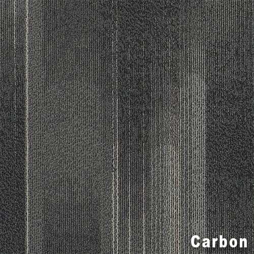Diversions Commercial Carpet Tile .42 Inch x 50x50 cm per Tile Carbon color close up