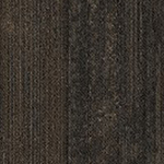 Ingrained Commercial Carpet Plank Neutral .28 Inch x 25 cm x 1 Meter Per Plank Mocha Black