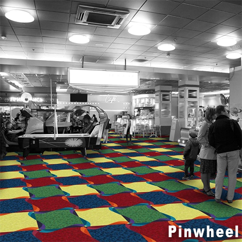 Kids Carpet Tiles Pinwheel Install 2