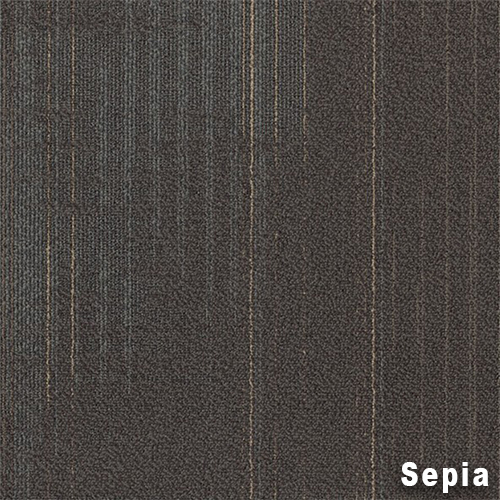 Sepia color close up Nexus Commercial Carpet Tile .42 Inch x 50x50 cm per Tile