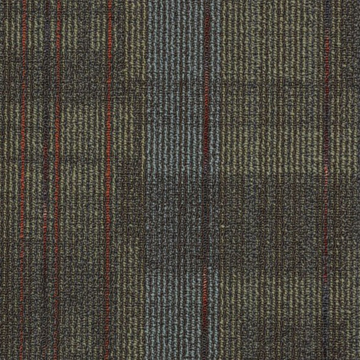 Out of Bounds Commercial Carpet Tile .25 Inch x 2x2 Ft. 13 per Carton Intermix color close up