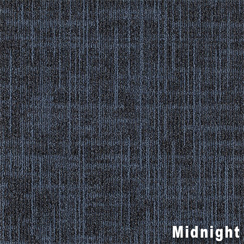 Midnight color close up Outer Banks Commercial Carpet Tile .32 Inch x 50x50 cm per Tile