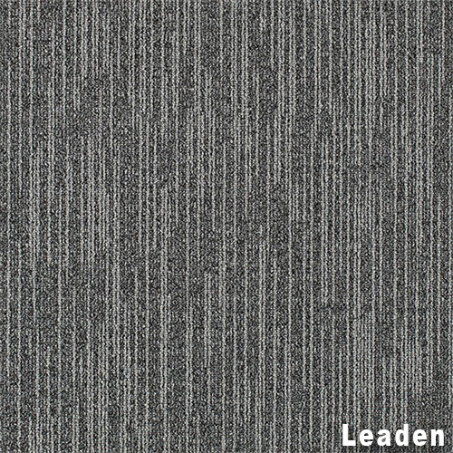 Overdirve Commercial Carpet Tile .30 Inch x 50x50 cm per Tile Leaden color close up
