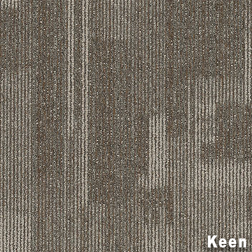 Point of View Commercial Carpet Plank .27 Inch x 18x36 Inches 10 per Carton Keen color close up