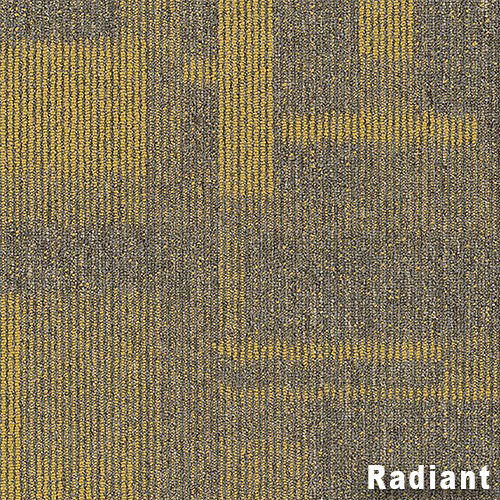 Point of View Commercial Carpet Plank .27 Inch x 18x36 Inches 10 per Carton Radiant color close up