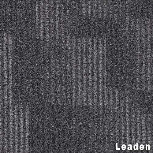 Replicate Commercial Carpet Tile .31 Inch x 50x50 cm per Tile Leaden color close up