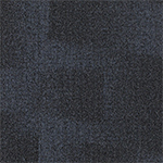 Replicate Commercial Carpet Tile .31 Inch x 50x50 cm per Tile Midnight color swatch