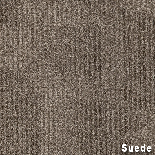 Replicate Commercial Carpet Tile .31 Inch x 50x50 cm per Tile Suede color close up