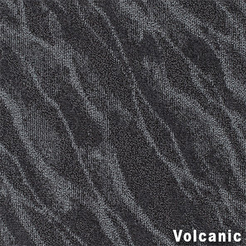 Riverine Commercial Carpet Tile .31 Inch x 50x50 cm per Tile Volcanic color close up