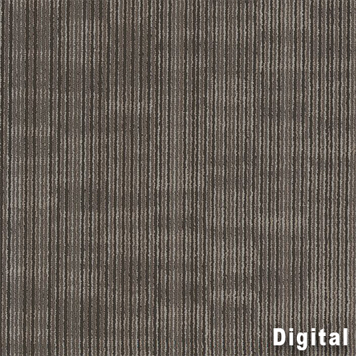 Trinity Commercial Carpet Plank .22 Inch x 1.5x3 Ft. 10 per Carton Digital color close up