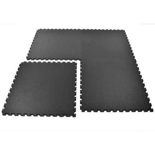 Large Black Jiu Jitsu Puzzle Mat Floors